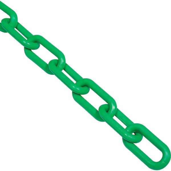Plastic Chain Barrier, 1-1/2x50'L, Green
